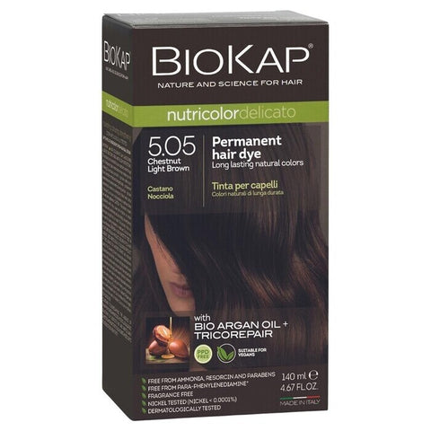 BioKap Nutricolor Delicato 5.05 Chestnut Light Brown 140ml