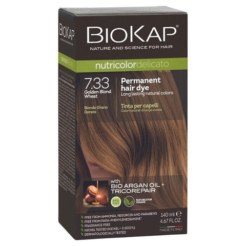 BioKap Nutricolor Delicato 7.33 Golden Blond Wheat 140ml