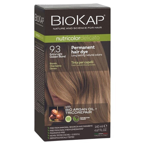 BioKap Nutricolor Delicato 9.3 Extra Light Golden Blond 140ml