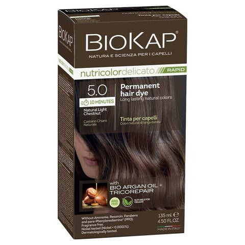 BioKap Nutricolor Rapid 5.0 Natural Light Chestnut 135ml