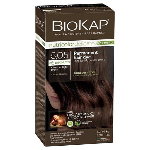 BioKap Nutricolor Rapid 5.05 Chestnut Brown 135ml