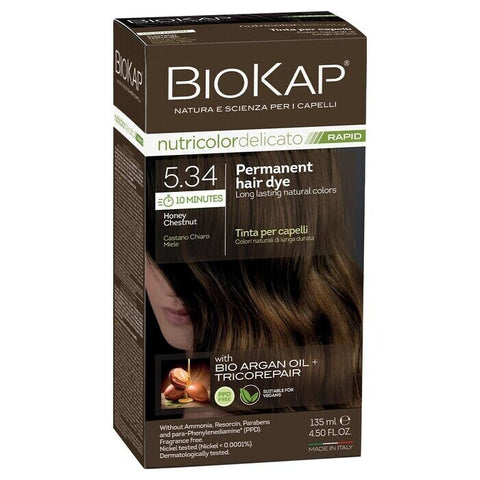 BioKap Nutricolor Rapid 5.34 Honey Chestnut 135ml