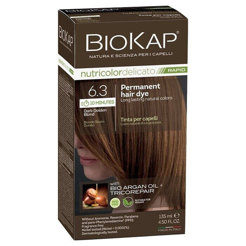 BioKap Nutricolor Rapid 6.3 Dark Golden Blond 135ml