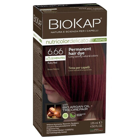 BioKap Nutricolor Rapid 6.66 Ruben Red 135ml