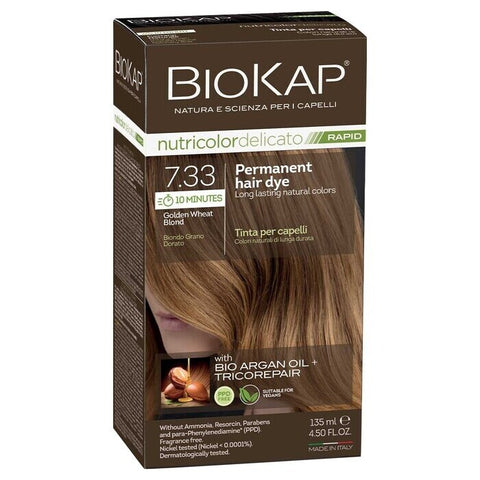 BioKap Nutricolor Rapid 7.33 Golden Blond Wheat 135ml