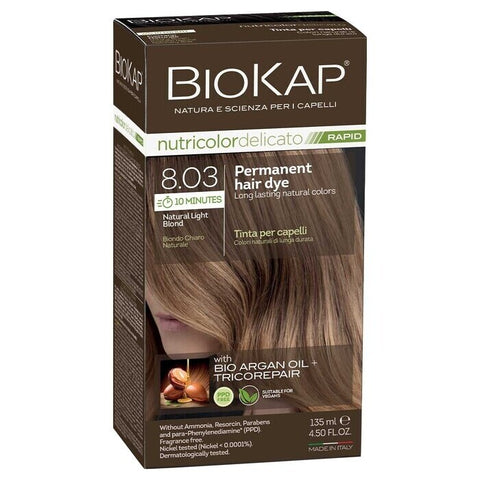 BioKap Nutricolor Rapid 8.03 Natural Light Blond 135ml