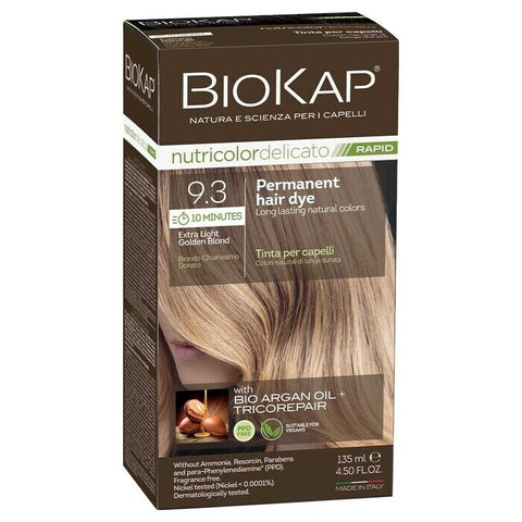 BioKap Nutricolor Rapid 9.3 Extra Light Golden Blond 135ml