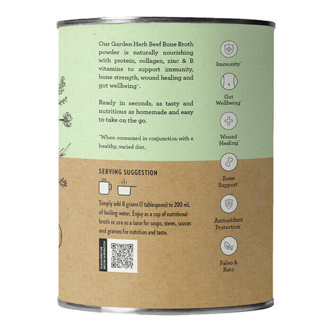 Nutra Organics Beef Bone Broth - Garden Herb