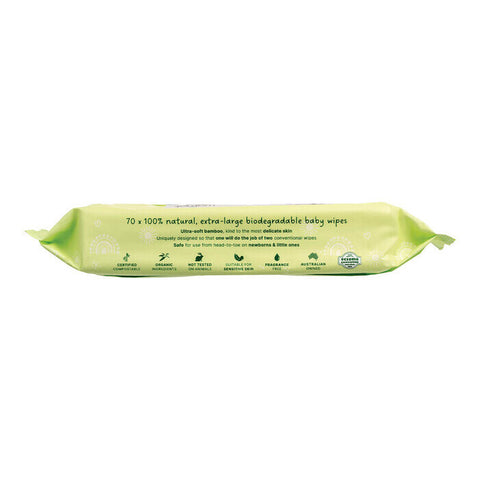 Wotnot Biodegradable Baby Wipes - 70 Pack