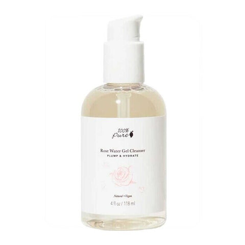 100% Pure Cosmetics Rose Water Gel Cleanser 118ml