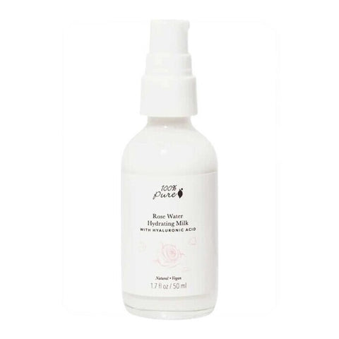 100% Pure Cosmetics Rose Water Hydrating Milk 1.7 oz