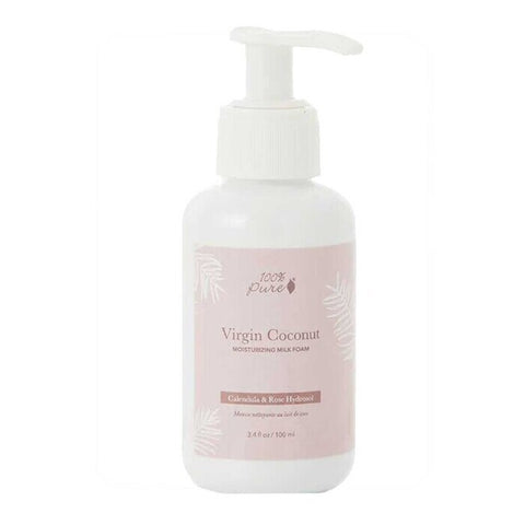 100% Pure Cosmetics Virgin Coconut Moisturizing Milk Foam 3.4 oz