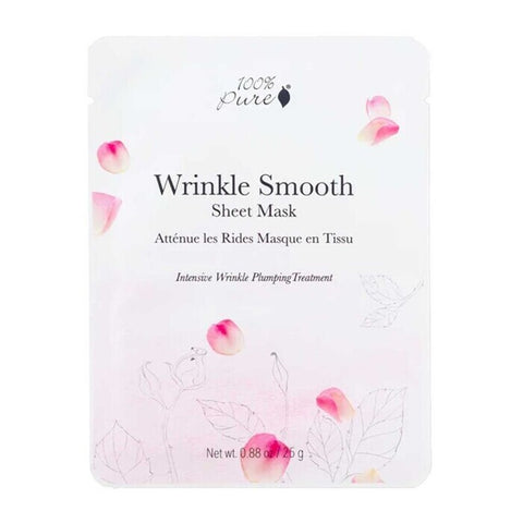 100% Pure Cosmetics Wrinkle Smooth Sheet Mask 1 Mask