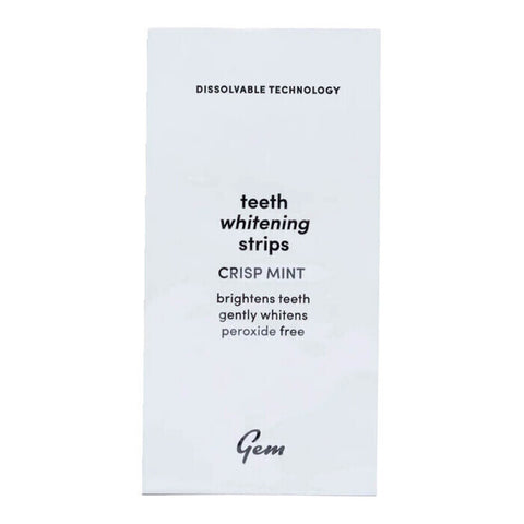 Gem Teeth Whitening Strips - Crisp Mint