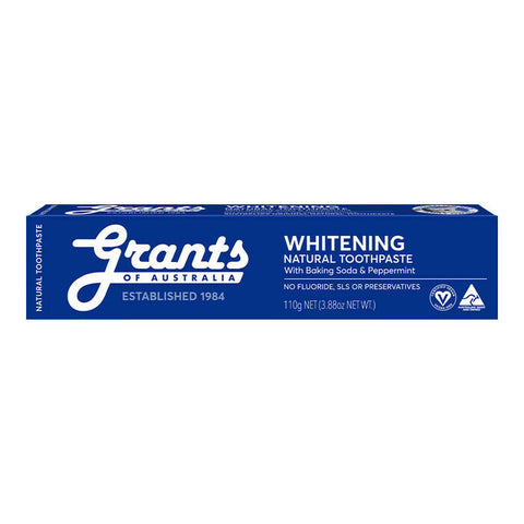 Grants Whitening Natural Toothpaste With Peppermint - Fluoride Free