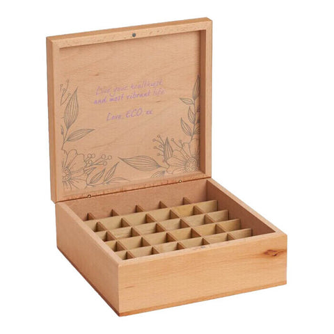 ECO. Modern Essentials Wooden Essential Oil Storage Box