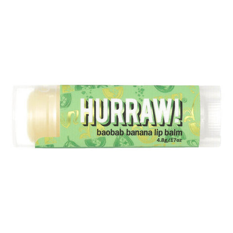 Hurraw Lip Balm Organic Lip Balm - Baobab Banana 4.8g