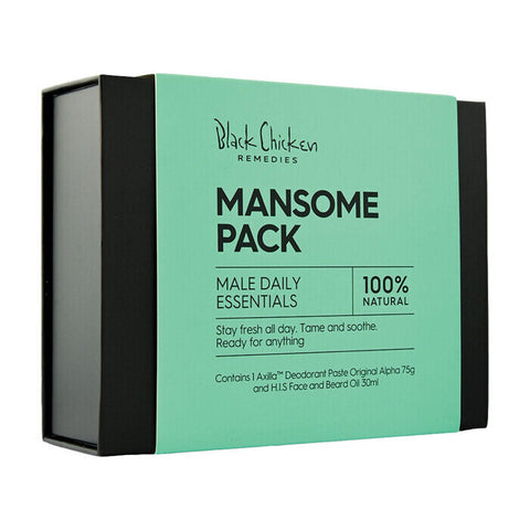 Black Chicken Remedies Mansome Pack 2 Item Pack