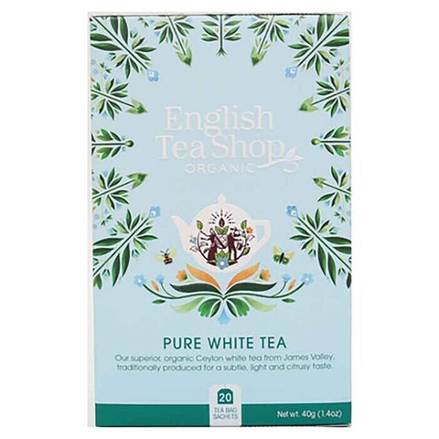 English Tea Shop Pure White Tea 20 Tea Bags