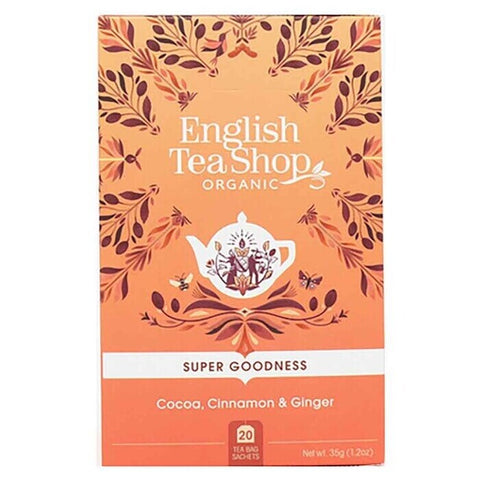 English Tea Shop Cocoa, Cinnamon & Ginger Tea 20 Tea Bags