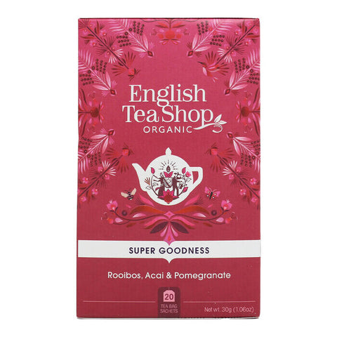 English Tea Shop Rooibos, Acai & Pomegranate Tea 20 Tea Bags