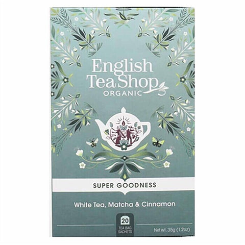 English Tea Shop White Tea, Matcha & Cinnamon Tea 20 Tea Bags