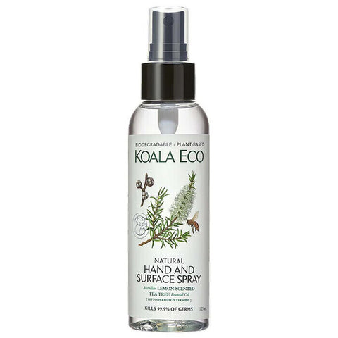 Koala Eco Natural Hand & Surface Spray - Lemon Scented Tea Tree 125ml