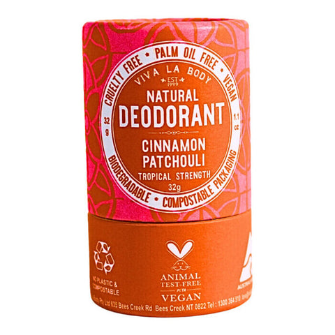 Viva La Body Natural Deodorant - Cinnamon & Patchouli 32g