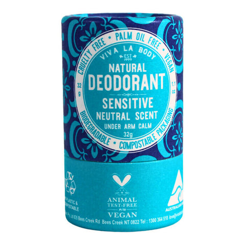 Viva La Body Natural Deodorant - Sensitive Neutral Scent 32g