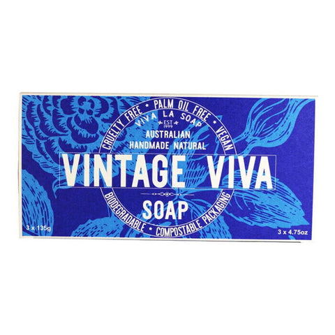 Viva La Body Natural Soap Gift Box - Vintage Viva 3 x 35g