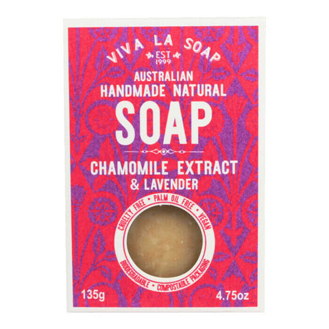 Viva La Body Natural Soap - Chamomile Extract & Lavender 135g