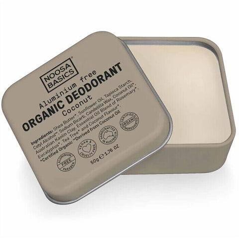 Noosa Basics Deodorant Cream Tin - Coconut 50g