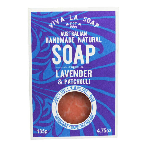 Viva La Body Natural Soap - Lavender & Patchouli 135g