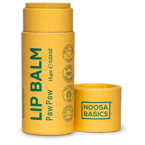 Noosa Basics Organic Lip Balm - Paw Paw 15g