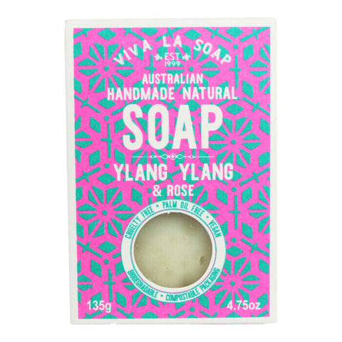 Viva La Body Natural Soap - Ylang Ylang & Rose 135g