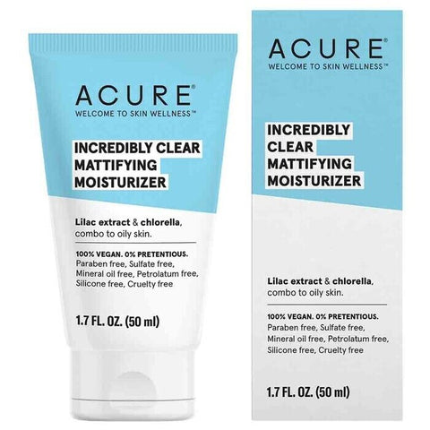 Acure Organics Incredibly Clear Mattifying Moisturizer 50ml