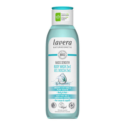 Lavera Basis Sensitiv 2-In-1 Hair & Body Wash 250ml