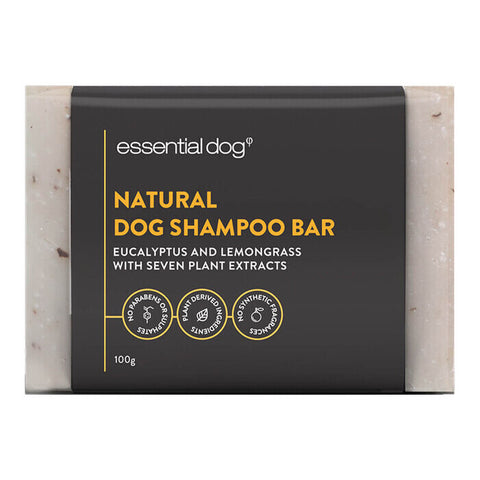 Essential Dog Natural Dog Shampoo Bar - Neem Seed, Lemongrass & Eucalyptus 100g