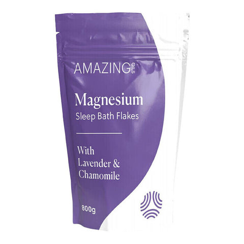 Amazing Oils Magnesium Sleep Bath Flakes 800g