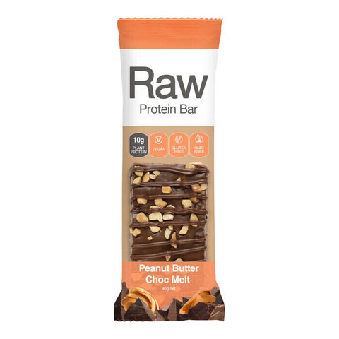 Amazonia Raw Protein Bar - Peanut Butter Choc Melt 40g