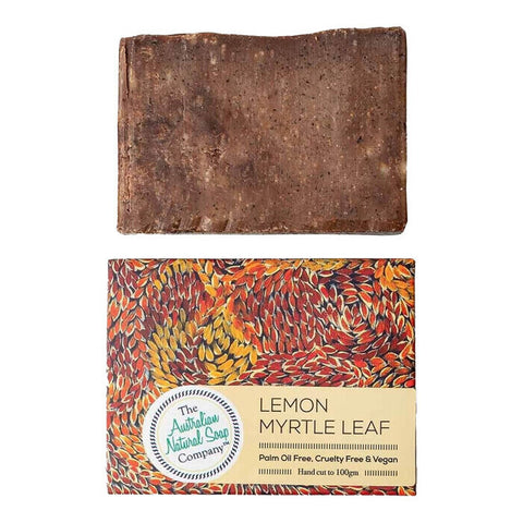 Australian Natural Soap Company Lemon Myrtle Leaf Soap 100g