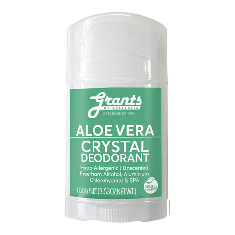 Grants Crystal Deodorant - Aloe Vera 100g