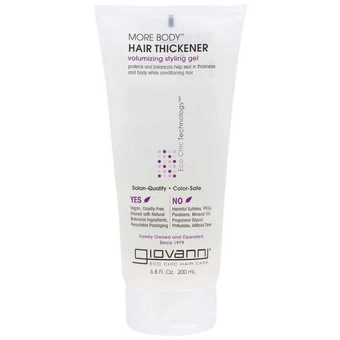 Giovanni More Body Hair Thickener Volumising Gel 200ml