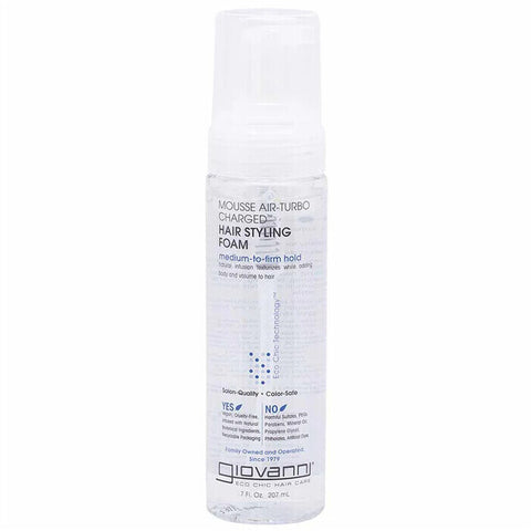 Giovanni Mousse Air-Turbo Charged Hair Styling Foam 207ml