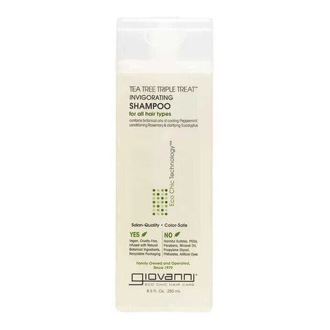 Giovanni Tea Tree Triple Treat Invigorating Shampoo 250ml