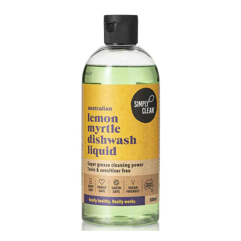 Simply Clean Dishwash Liquid - Lemon Myrtle 500ml