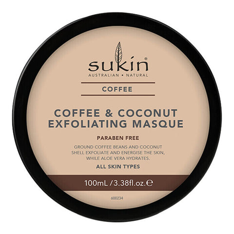 Sukin Coffee & Coconut Exfoliating Masque 100ml