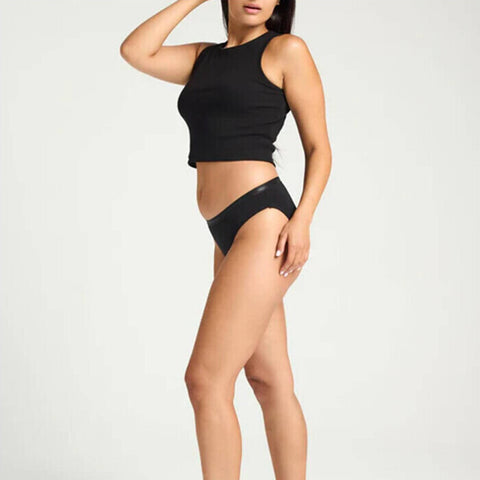 Classic Bikini Heavy Overnight - Black