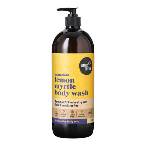 Simply Clean Body Wash - Lemon Myrtle 1L