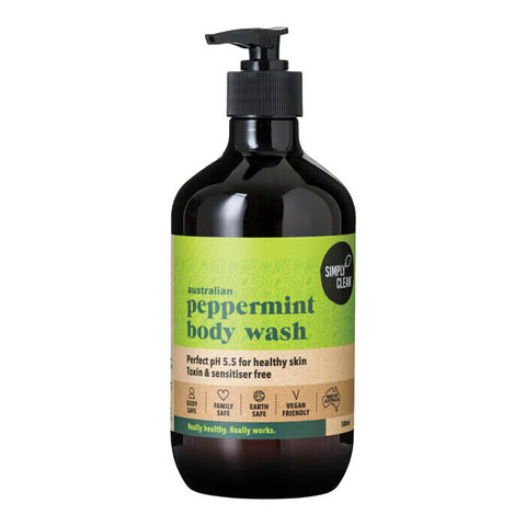 Simply Clean Body Wash - Peppermint 500ml